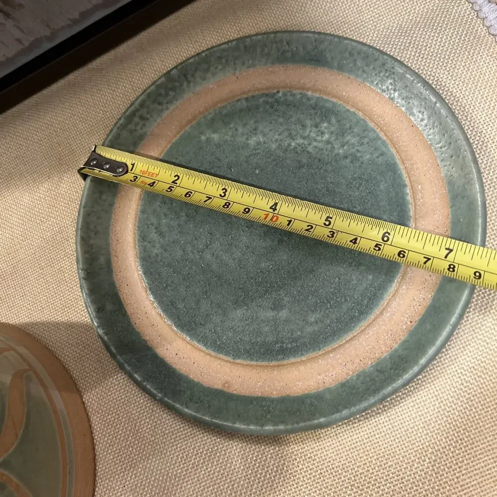 Mid Century Modern Art Pottery Covered Cheese Plate Sally Ann Endleman Ribbed